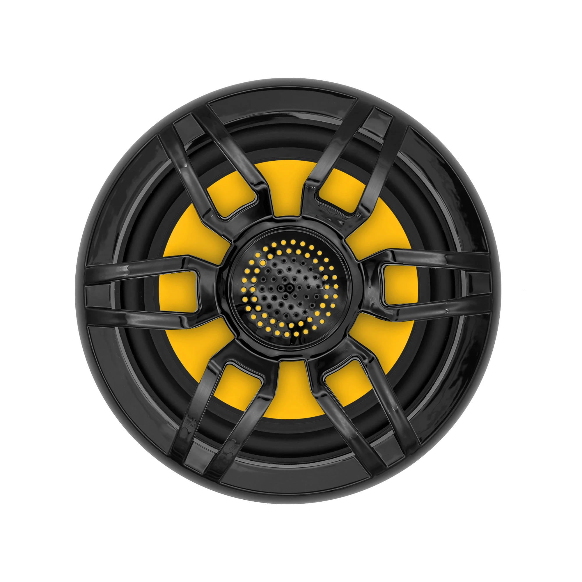 STLF 8inch Coaxial Marine Speakers Boat ATV  UTV Water Ski IP66 Weatherproof H-G068  Black  Professional Boat Yacht  Water Ski