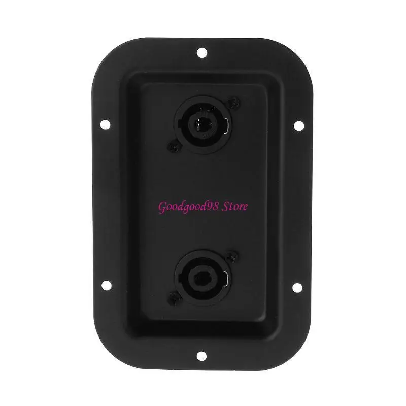 Professional Speaker Junction Box Speaker Backplane Iron for SpeakOn PA Speaker W8EC