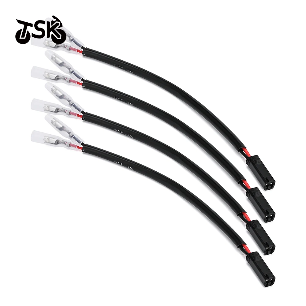 fit For SUZUKI V-Strom 650/1000/1050 Bandit 1250 GSR GSXS 750/1000/F Turn Signal Wire Adapters Indicator Cable Plug Connector