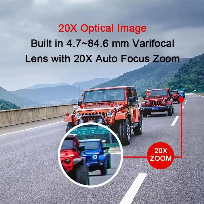 5MP 8MP 20X Optical Zoom Outdoor Wireless Surveillance Camera 4G Sim Card Lte Cctv Security Solar Power PTZ Camera