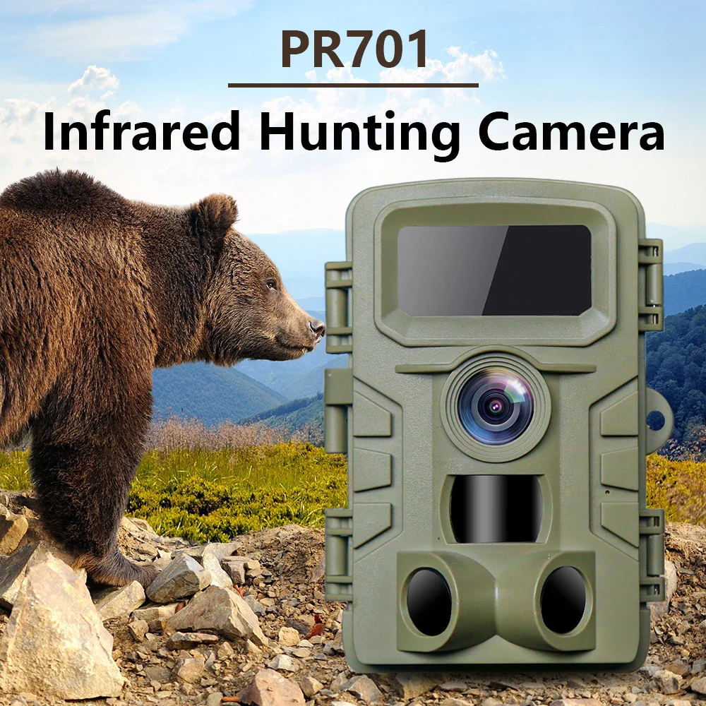 PR700 Wildlife Trail Camera Infrared Night Vision HD 4K 48MP Outdoor Wild Surveillance Tracking outdoors camera for hunting