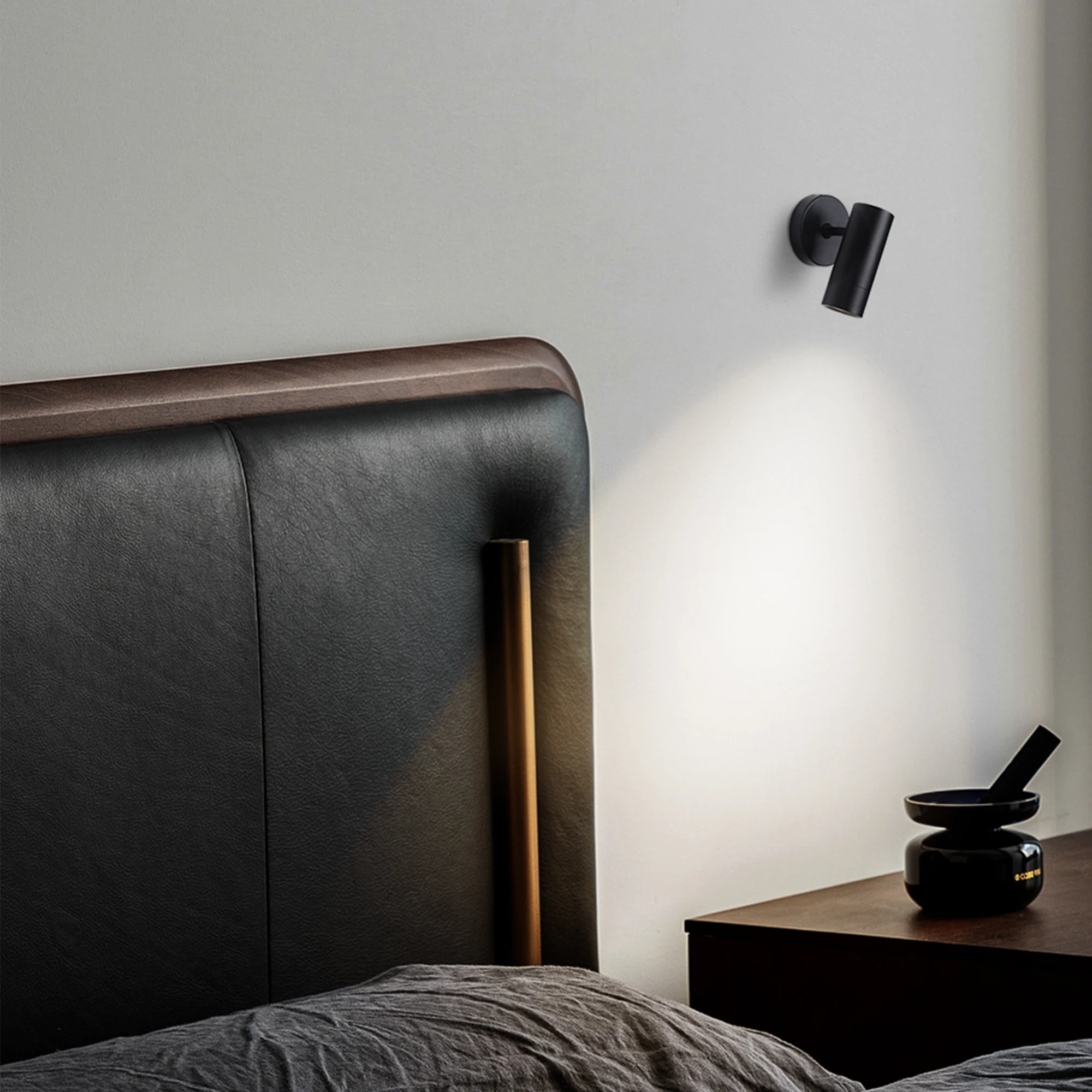 Aisilan Modern GU10 LED Ceiling Wall Spotlights Surface Mounted 7W 360+90 Angle Rotation for Living Home Commercial Lighting