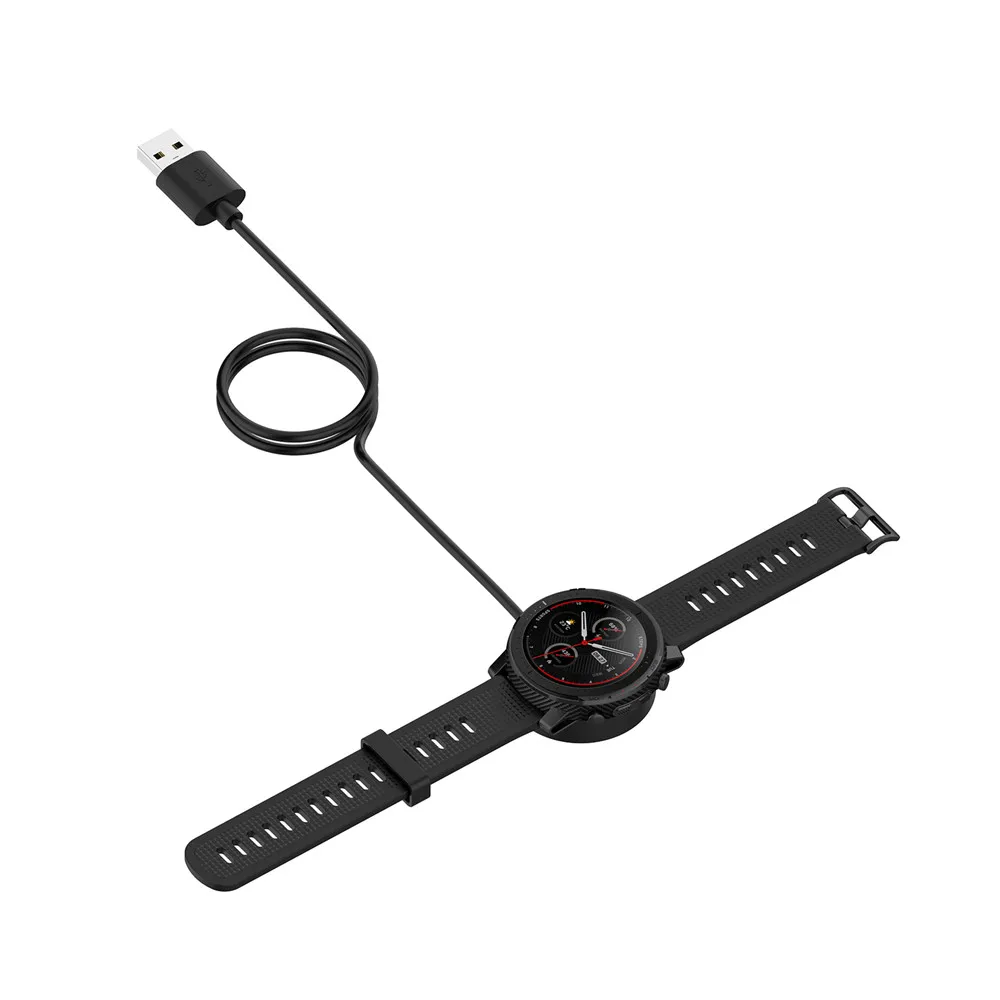 USB Watch Charger Charging Dock Cable 1m for AMAZFIT Stratos 3(A1928) for Huami 3(A1928) Smart Watch