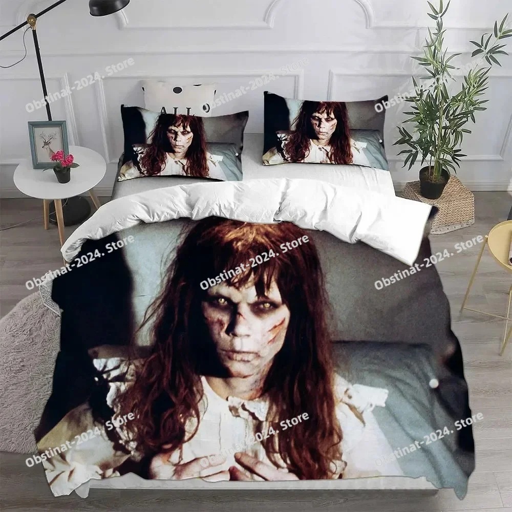 The Exorcist (1973) Bedding Sets Comforter Quilt Bed Cover Duvet Cover Pillow Case 3 Pieces Sets Kids Adult Size
