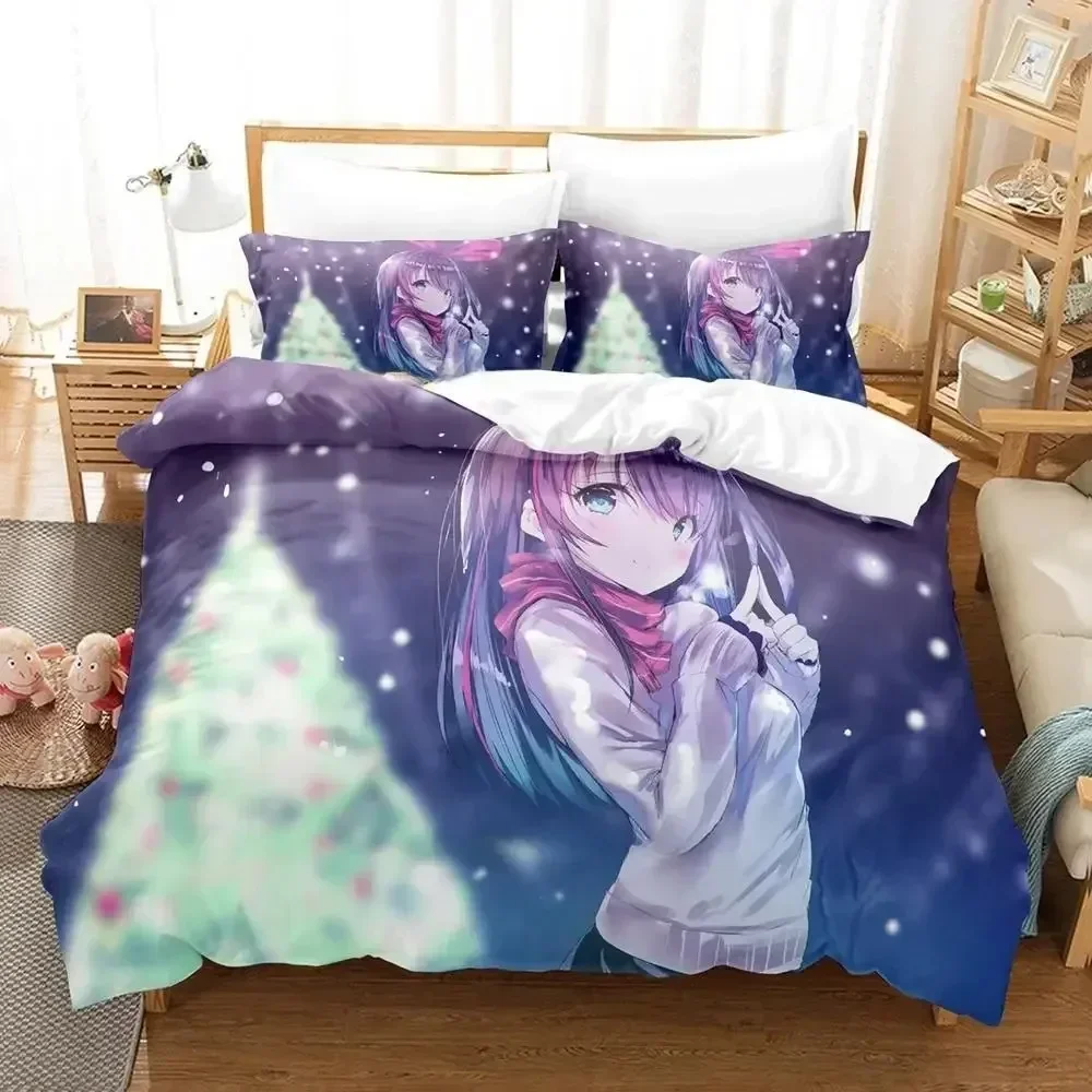 AI Channel Bedding Set Single Twin Full Queen King Size Bed Set Adult Kid Bedroom Duvet cover Sets 3D Print Anime Bed Sheet Set