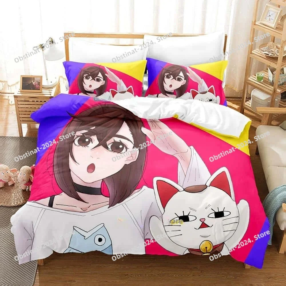 Dandadan Takakura Ken Bedding Set Single Twin Full Queen King Size Bed Set Adult Kid Bedroom Duvet Cover Sets Anime Bed Sheet