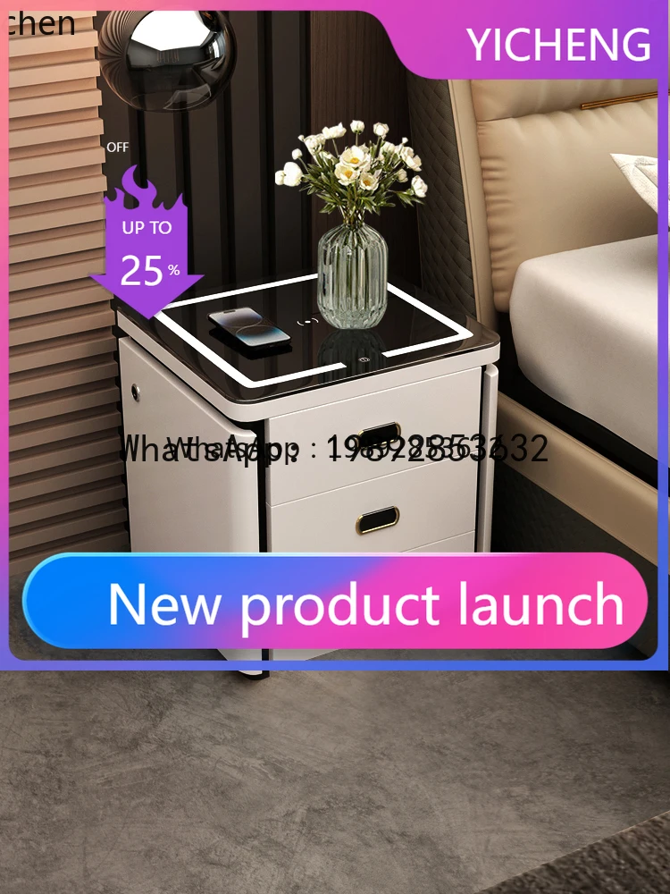 X8  Smart Bedside Table Safe Integrated Multifunctional Bedroom Home Storage Bedside Cabinet home decoration accessories