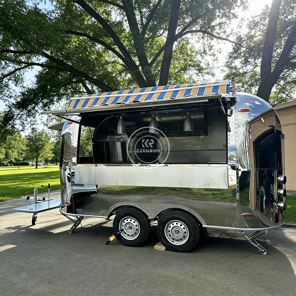 Portable Coffee Burger Truck Night Market Food Truck Street Catering Outdoor Festival Event Food Trailer  For Business