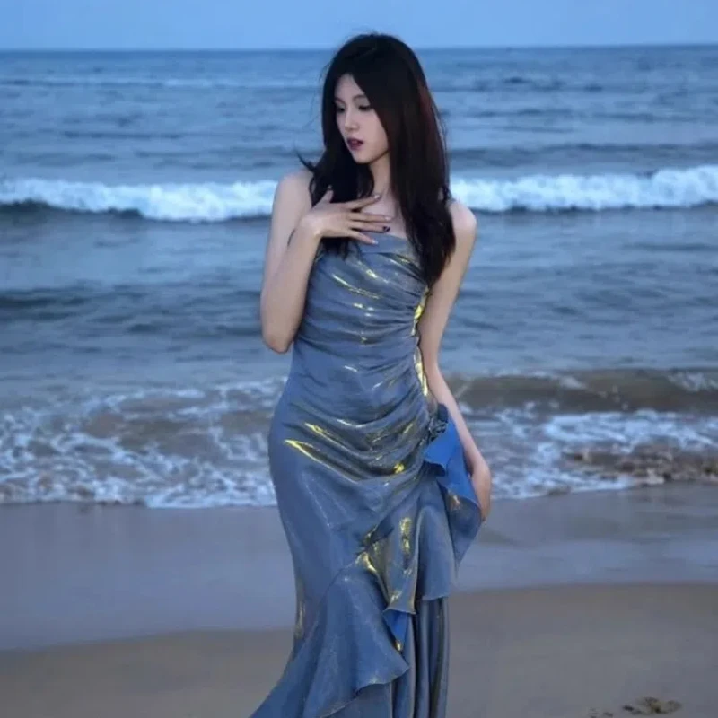Mermaid - inspired Adult Ceremony Dress - Light - luxury, Niche, for Birthday Banquets, Annual Meetings and Hosting. High - end