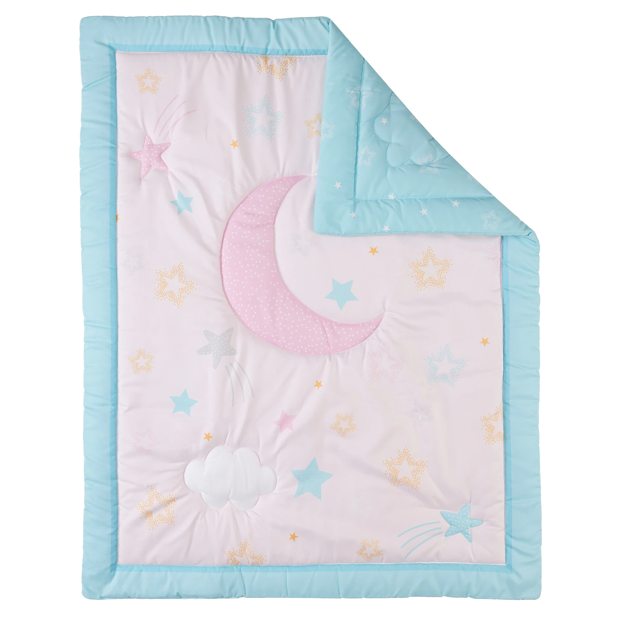 cheep 100% polyester micro brushed 1Pcs Cot Comforter 33*42 Boys Girls Universal Baby Quilt Cartoon Print supper soft