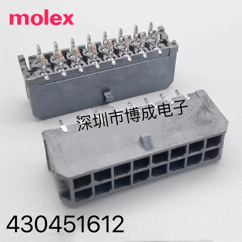10PCS 430451612 43045-1612 MOLEX connector 2x8P spacing: 3mm straight in series: Micro Fit (MX 3.0)100% New original