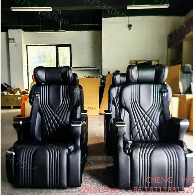 Customized CHENG HAI Alphard Accessories W447 Hiace Van Sprinter v Class Auto Electric Car Leather  Vip Seats