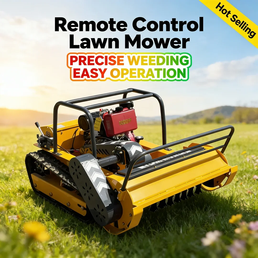 Customized Hot Selling Multifunctional RC Flail Lawn Mower - Remote Control Tool for Agriculture Farm Garden
