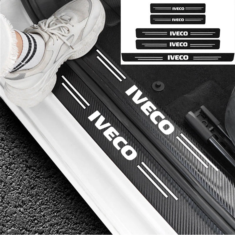Auto Threshold Guard SEAMETAL Car Stickers Door Edge Protector Anti Scratch For Iveco Daily IV V VI Van EcoDaily Accessories