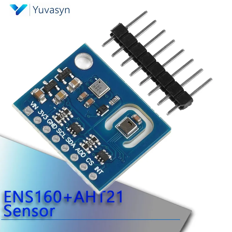 ENS160+AHT21 Sensor CARBON Dioxide CO2 eCO2 TVOC Air Quality And Temperature And Humidity Sensor Replace CCS811 For Arduino