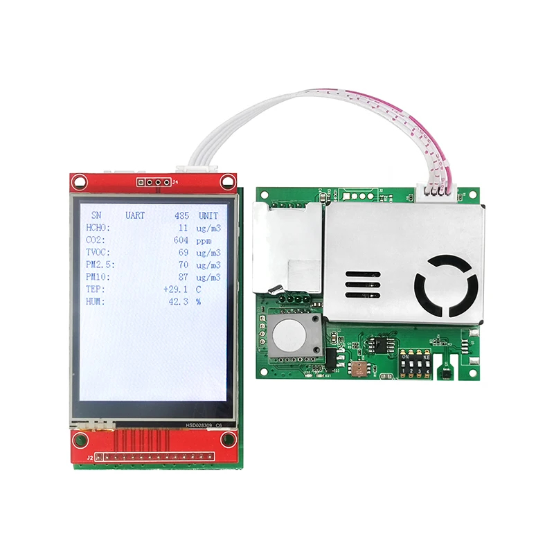 Free shipping Indoor Air Quality Sensor CO2 CH2O TVOC Gas Sensor PM2.5 Sensor With Temperature And Humidity M701