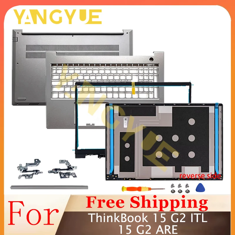 New Notebook Cases For  ThinkBook 15 G2 ITL ThinkBook 15 G2 ARE LCD Back Cover/Bezel/Hinges/Hingecover/Palmrest/Bottom Case