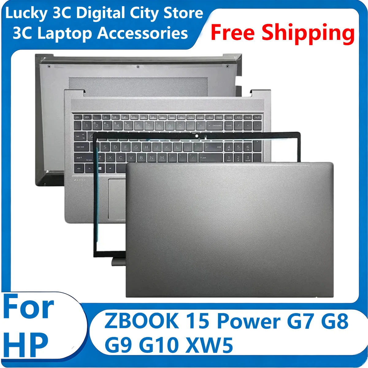 New For HP ZBOOK 15 Power G7 G8 G9 G10 XW5 Replace Laptop LCD Back Cover/Front Bezel/Palmrest/Keyboard/Bottom Case M07144-001