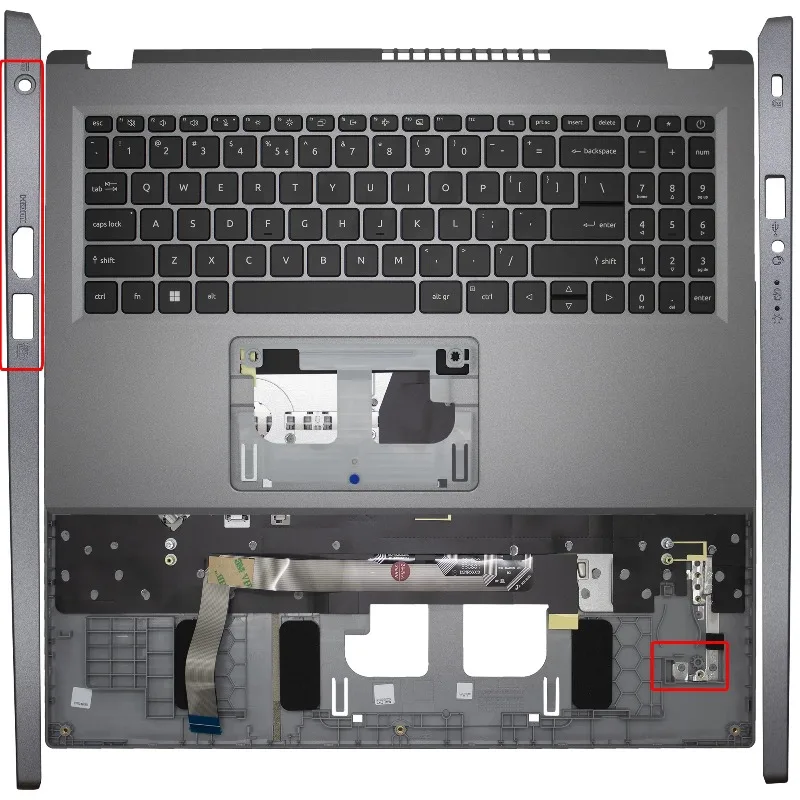 FOR Acer Aspire A515-58M N23C3 A315-510P-24P N23Q11 Palmrest Grey Shell Replacement Upper Cover with Keyboard