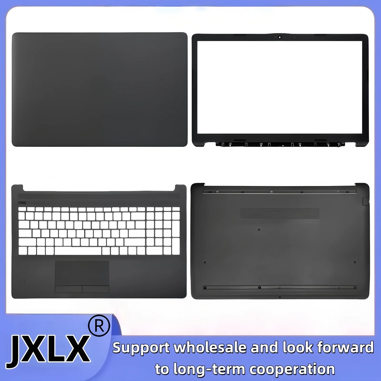 New For HP 15-DA 15-DB 15T-DA 15T-DB TPN-C135 TPN-C136 250 G7 255 G7 Laptop LCD Back /LCD Bezel/Palmrest/Bottom/hinge Casing