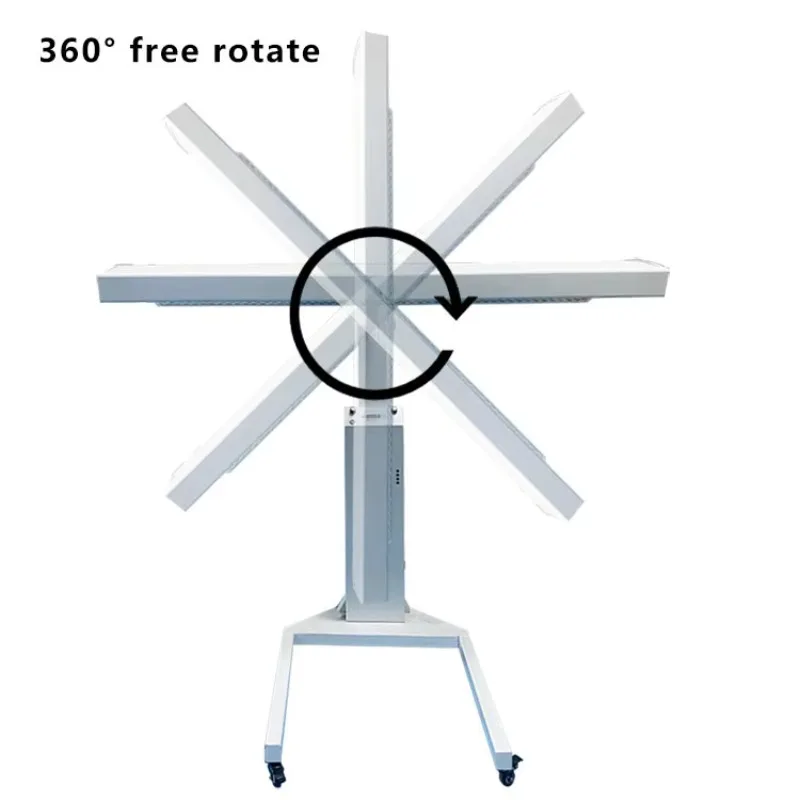 New Commercial Grade 360° Rotating 1300W Red Light Therapy Panel Bed for Full Body Therapy