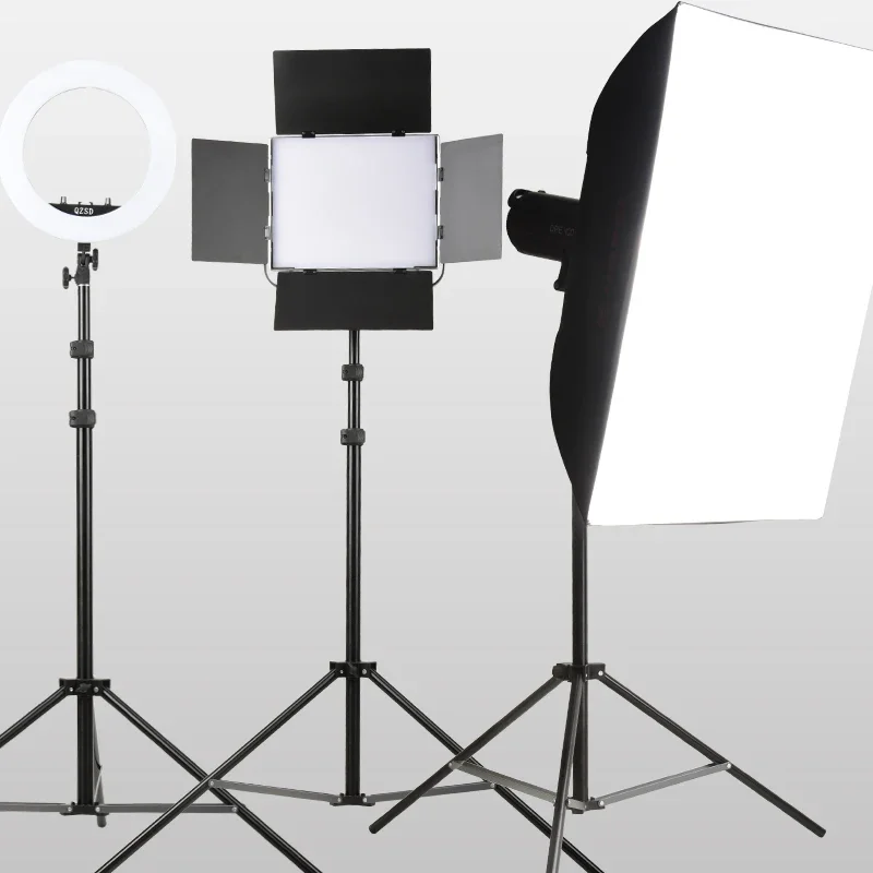 Light Stand 270cm Aluminum Ring Light Tripod Mobile Phone Stand Adjustable for Live Streaming 106