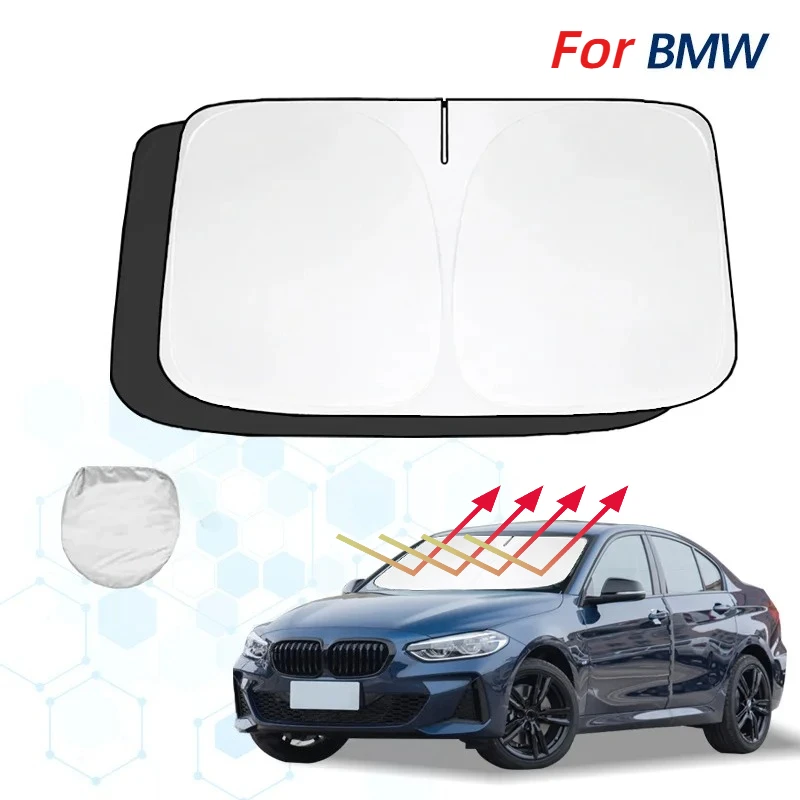 For BMW 1 Series F20 F21 F40 F52 E82 Windshield Sun Shade Sunshade Sun Visor Protector Foldable Blocks UV Rays Keep Car Cooler