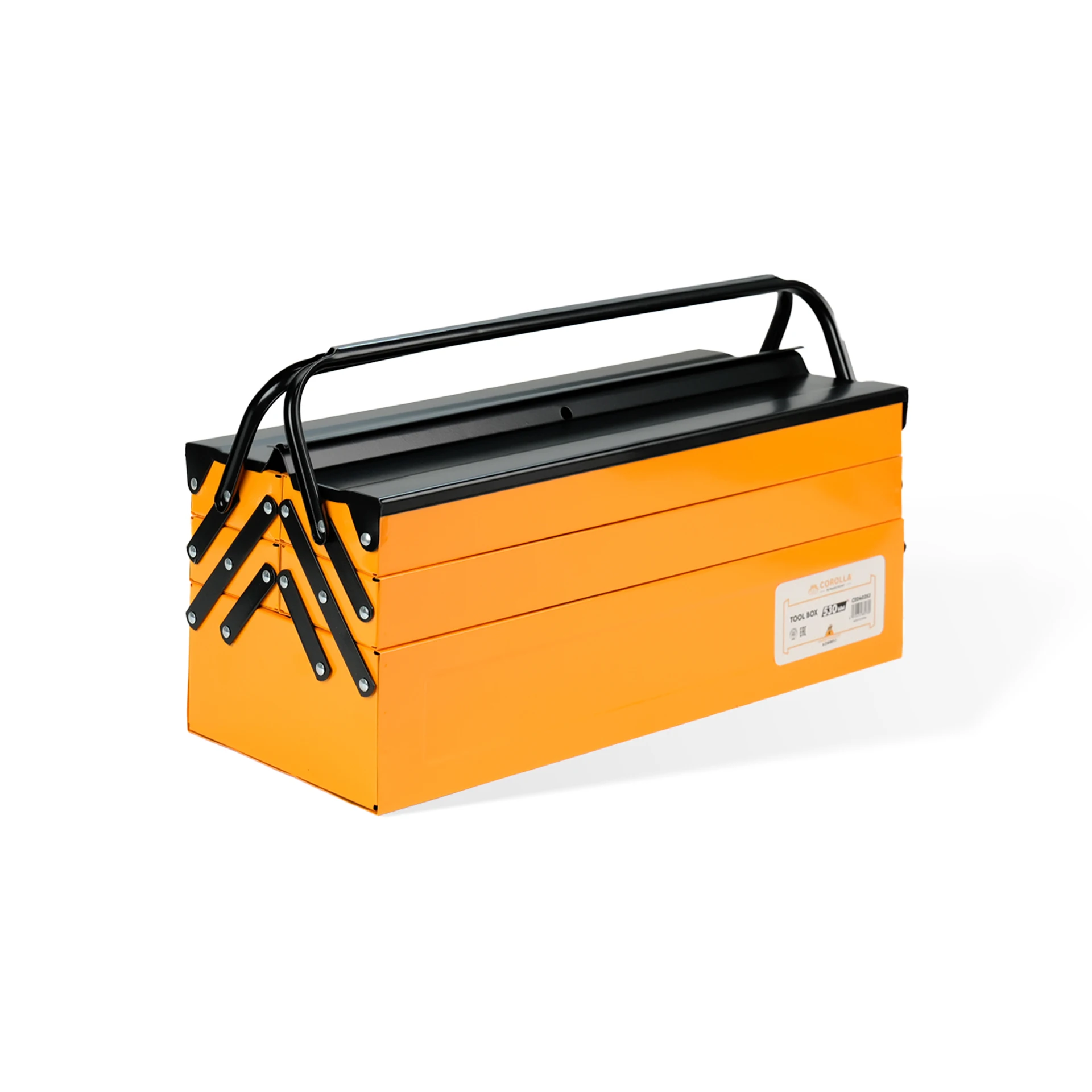 Portable Three Layer Foldable Metal Household Toolbox Factory Direct Sales  Multi Functional Car Repair Kit Set