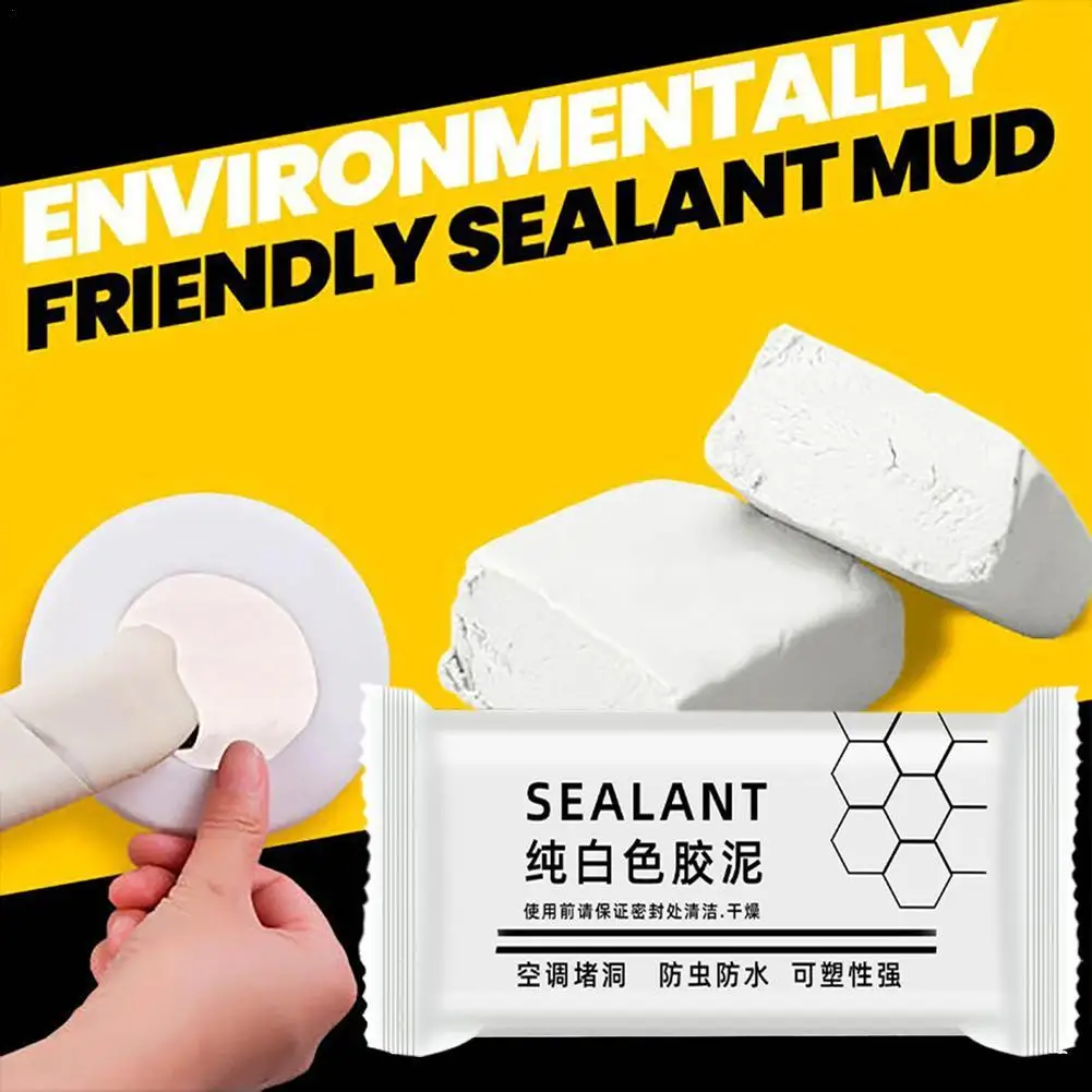 White Air Conditioning Hole Sealant Household Sewer Sewer Wall Rubber Sealing Repair Hole Repair Pipe Mastic Waterproof Pip