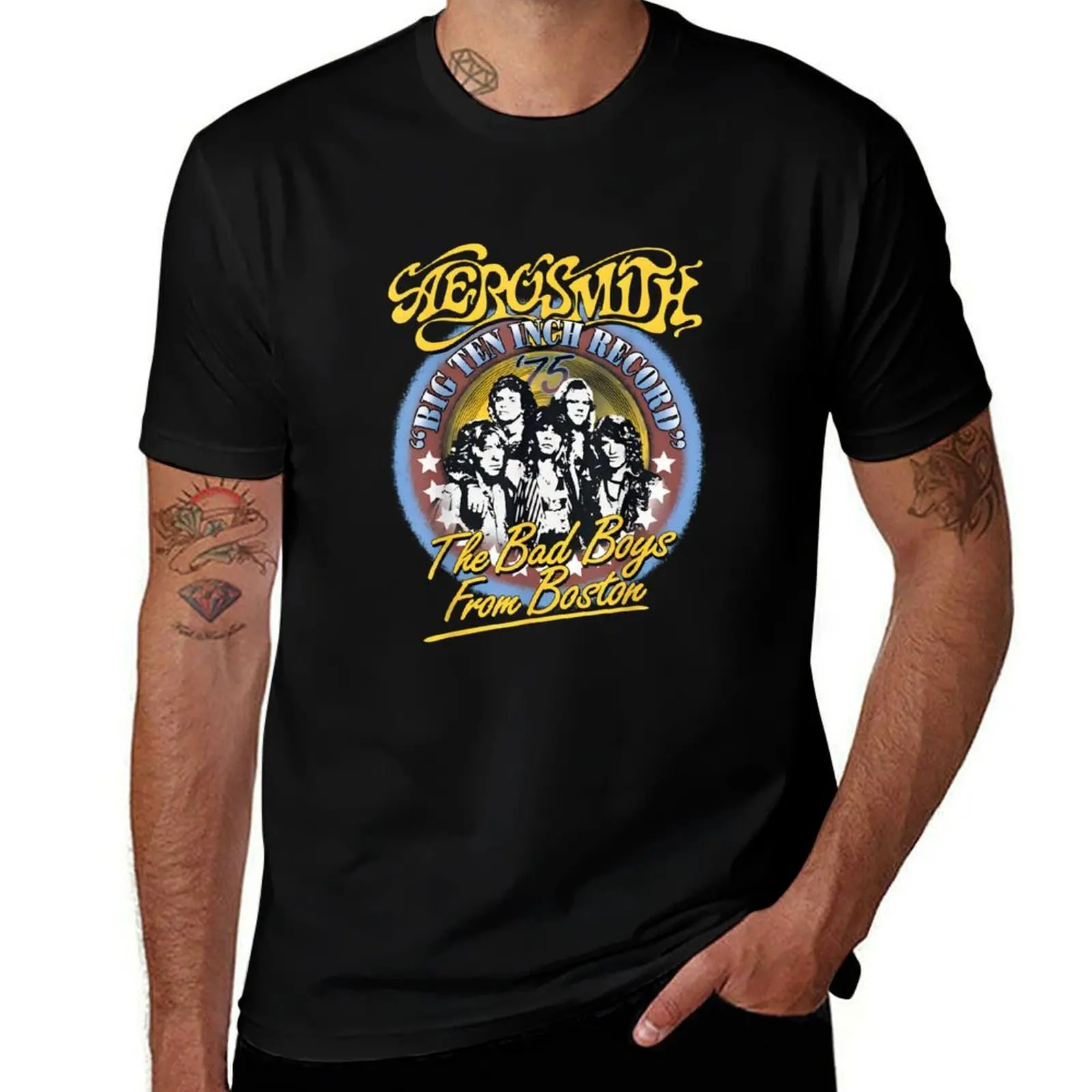 smart<<aerosmith, aerosmith aerosmith aerosmith aerosmith, T-Shirt Large Size Basic Casual T-Shirt