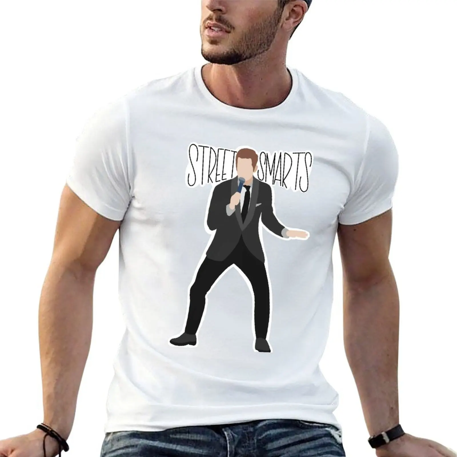 Street Smarts! T-Shirt Casual Pattern Print Tee Shirt
