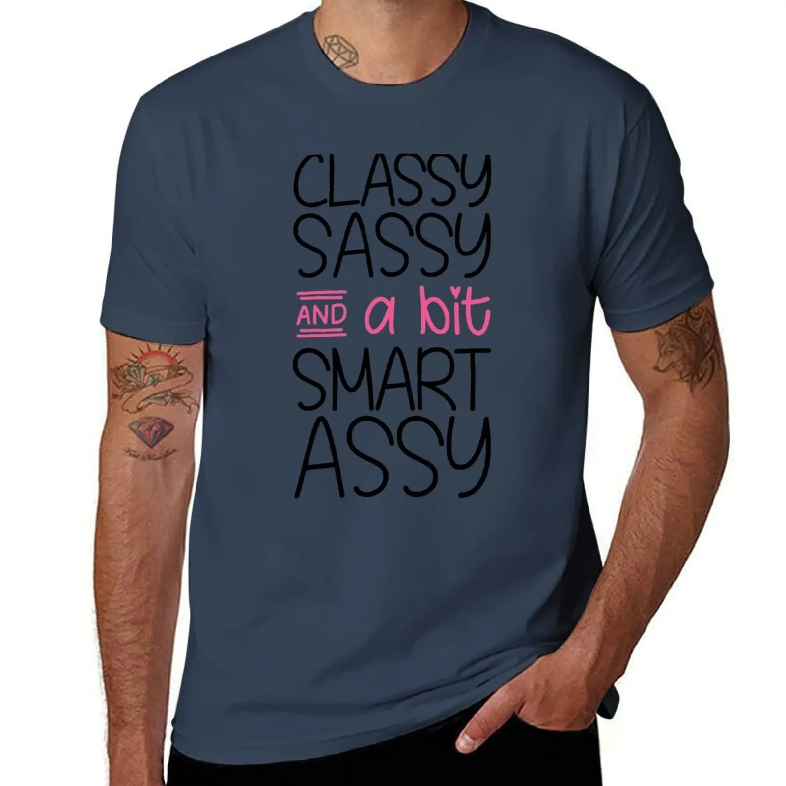 Classy Sassy and A Bit Smart Assy T-Shirt Lightweight Running Sports T-Shirt