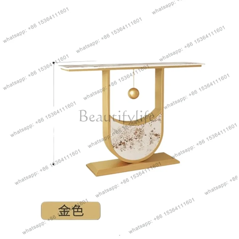YJ Luxury Modern Console Table Aesthetic Beauty Designer Unique Console Table Nordic Trendy Woonkamer Tafel Living Room Furnitur
