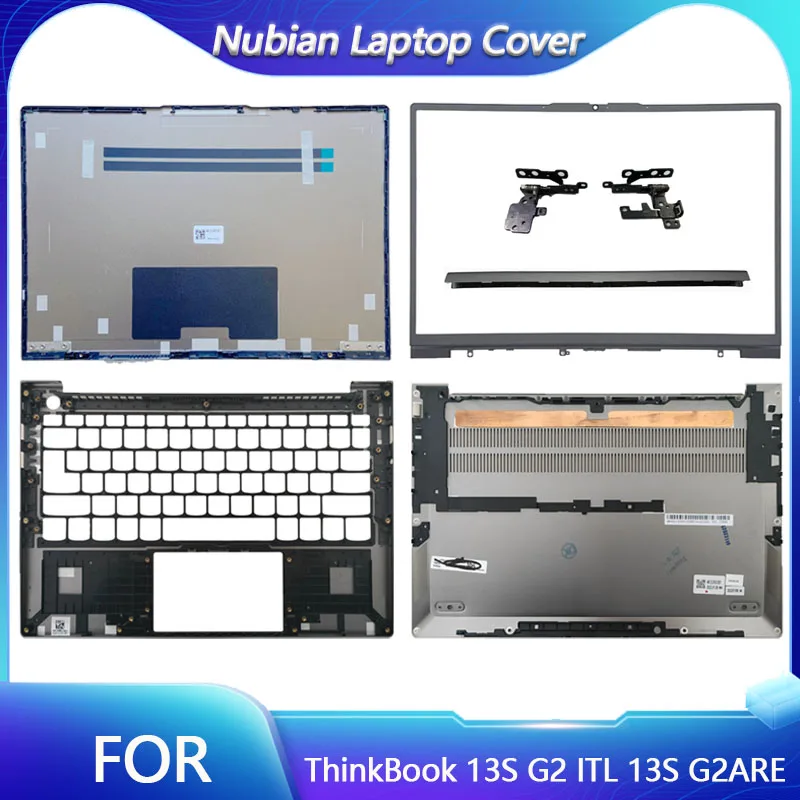 New For ThinkBook 13S G2 ITL 13S G2ARE LCD Back Cover Silver Palm Cushion Bottom Cover Base Silver Grey