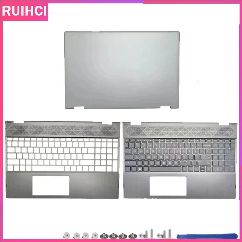 NEW For HP Pavilion X360 15-CR TPN-W132 LCD Back Cover Palmrest Upper Case Laptop Keyboard Replacement L20848-001 L22454-001