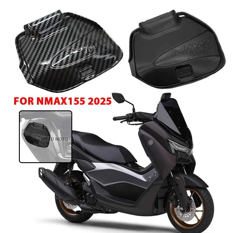 For Yamaha NMAX155 V3 N-MAX 155 Nmax155 2025 Tool Box Storage Cover Lid ABS UPGRADE Side Pocket Cover Charger Waterproof Cap