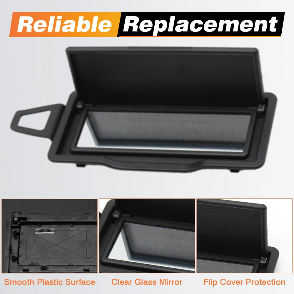 Car Front Sun Shade Visor Makeup Cosmetic Mirror Cover for Mercedes Benz C GLK Class W204 X204 2008-2014 LHD 2048104610
