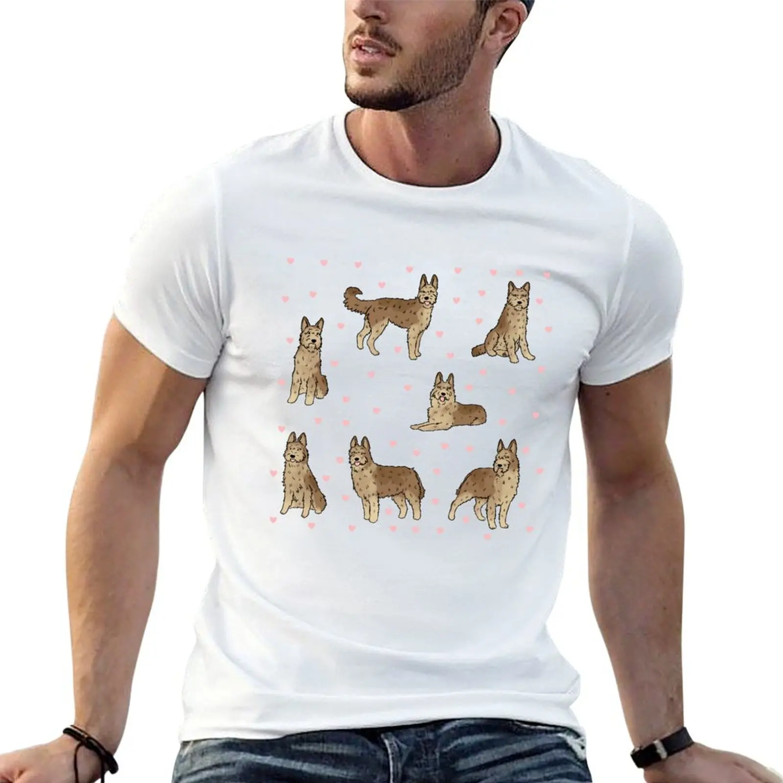 Berger picard cute illustration T-Shirt High Elasticity Sports T-Shirt