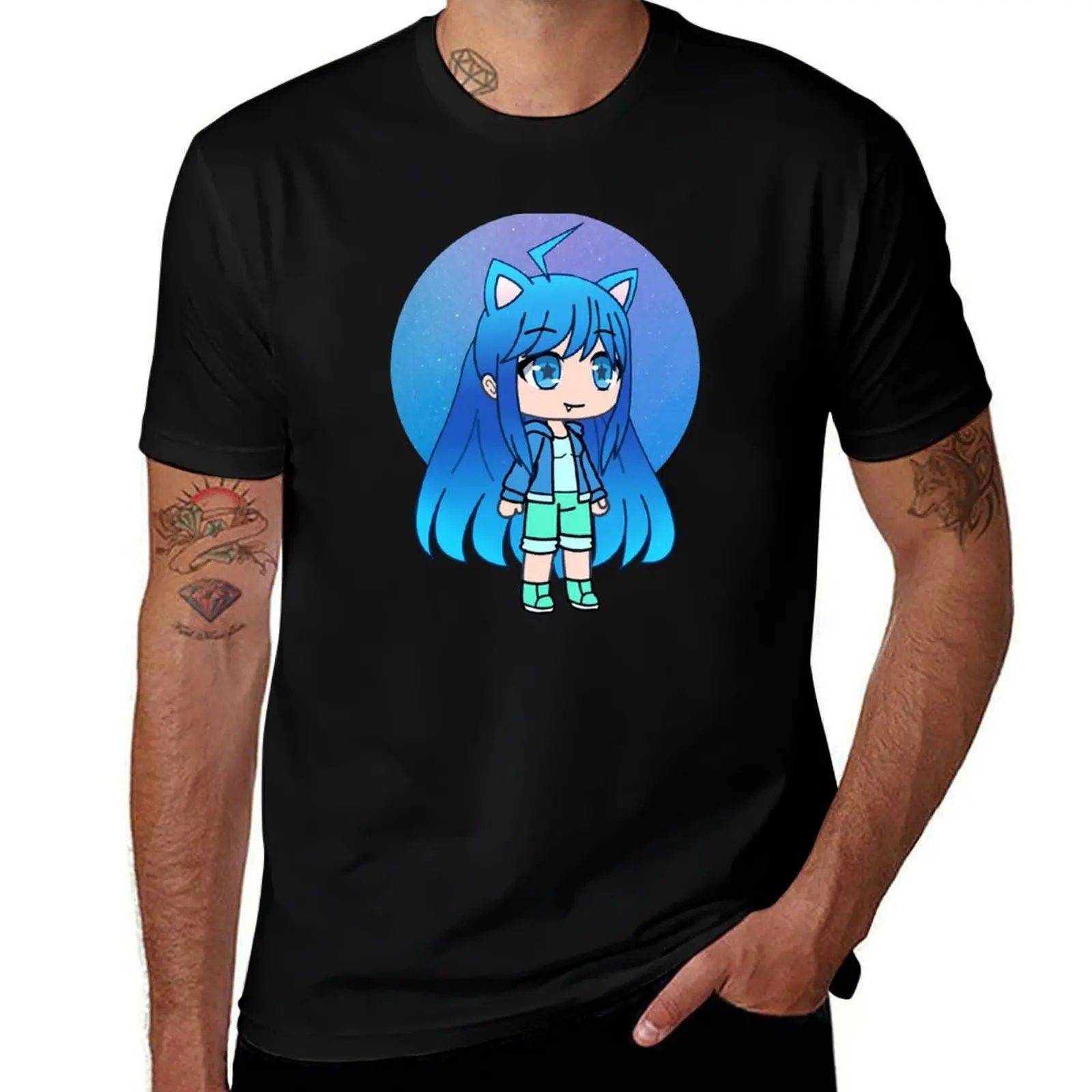 Aqua Chan Cute Gacha Girl T-Shirt Cool Dry Performance T-Shirt