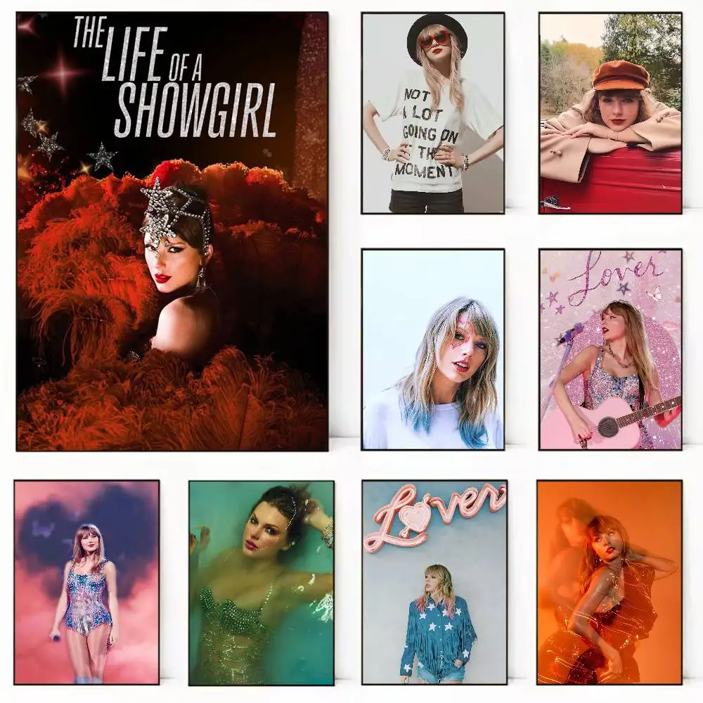 TS The Life of a Showgirl Poster HD Quality Wall Art Retro Posters For Home Room Wall Decor Self Adhesive