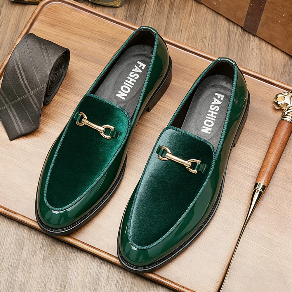 Men's Dress Shoes Luxury Mens Formal Leather Shoes Luxury Business Casual Shoes for Men Loafers Large Size 47 Zapatos De Hombre