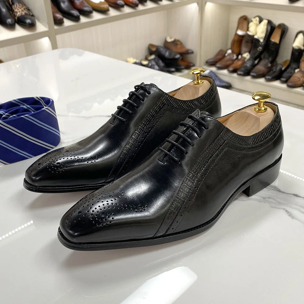 New Fashion Handmade Large Business Dress Leather Suede Men Casual Shoes Men Loafers Soft Sole Soft Leather British Men's Shoes
