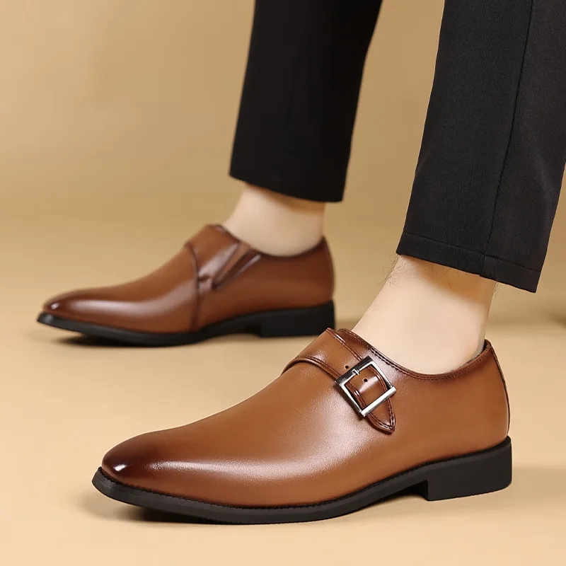 2026 New Men Shoes Comfy Luxury Brand Men Casual Shoes Fashion Business Style Dress Shoes  Man Formal Shoes Large Size 39-47
