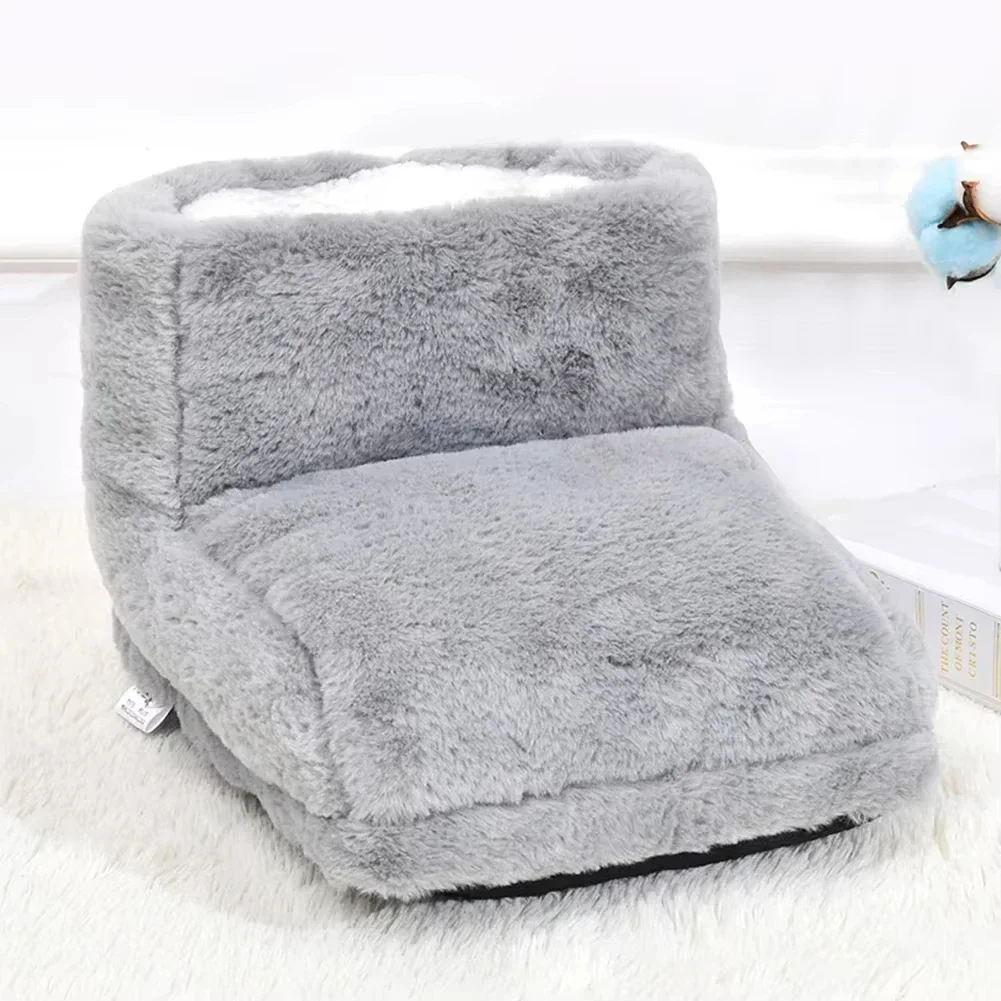 Electric Foot Warmer USB Charging Foot Stove Double Feet Slippers Washable Feet Warmer Shoe Soft Plush Home Office Thermal