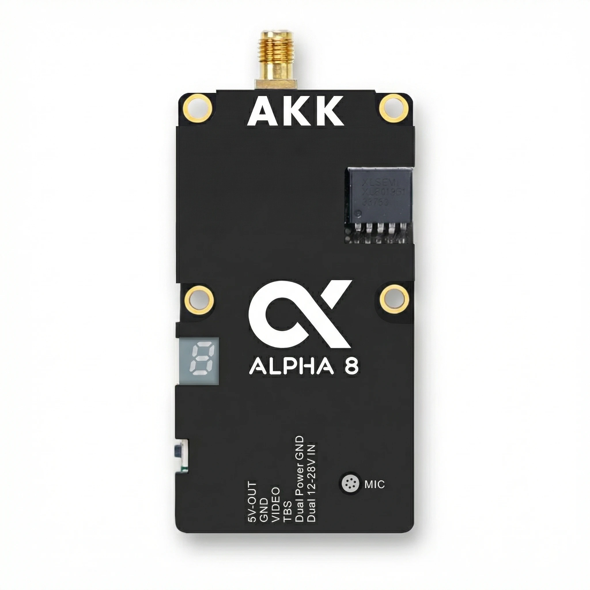 AKK ALPHA 8 FPV VTX 5.8GHz 8W Long Range Video Transmitter for Drone Racing Wireless Transmission Module
