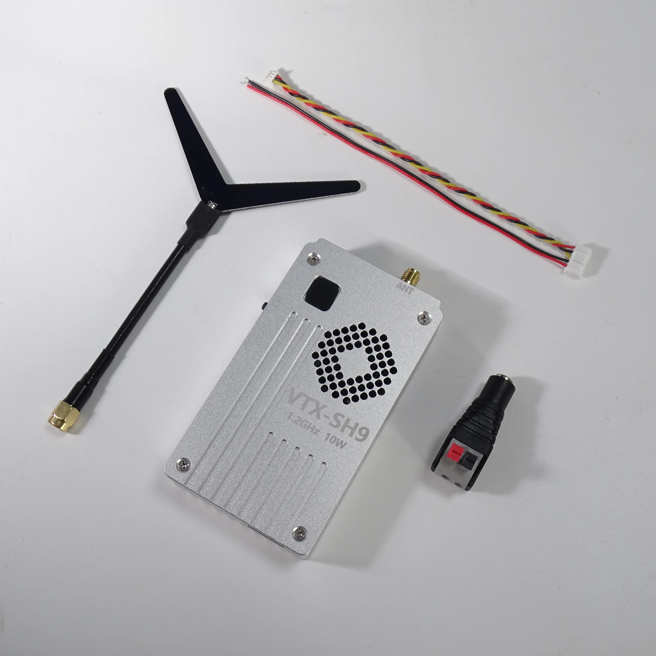 VTX-SH9 1.2GHz 1.3GHz 10W VTX 8CH FPVspeed 1080~1360MHz Wireless Analog Video Transmitter Ultra Long Range VRX  VTX