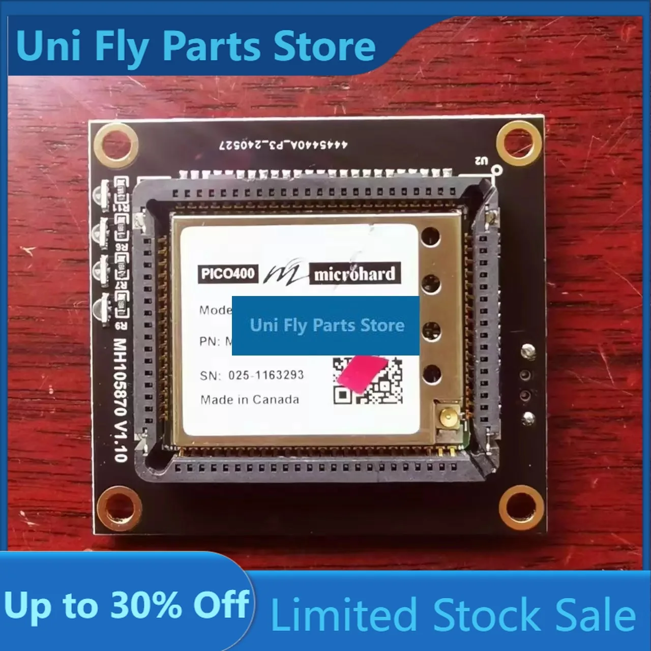 UniFlyMicrohard P400-840 Wireless Data Transmission Transceiver Module For Unmanned Aerial Vehicle () Robots MHS185150