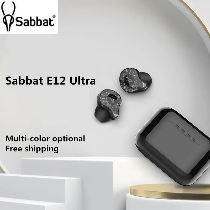 Sabbat E12 Ultra Wireless Headphones Bluetooth Earphones HiFi Stereo IPX5 Sports Headphones TWS BT 5.2 Aptx Earphone