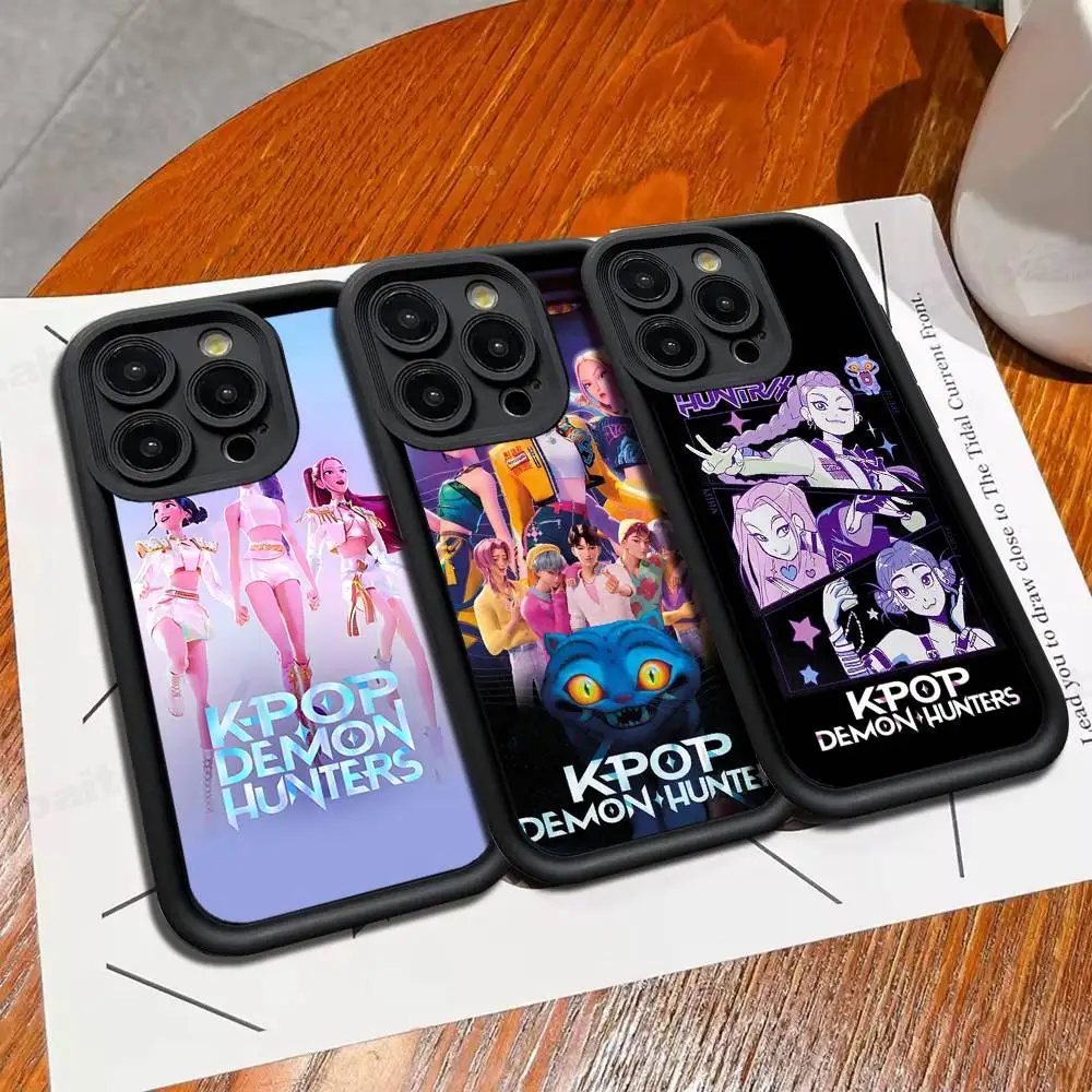 Popular KPop Movie D-Demon H-Hunters Phone Case For IPhone 17 16 15 14 13 12 11 Pro Max 16E Plus INS Soft Cover