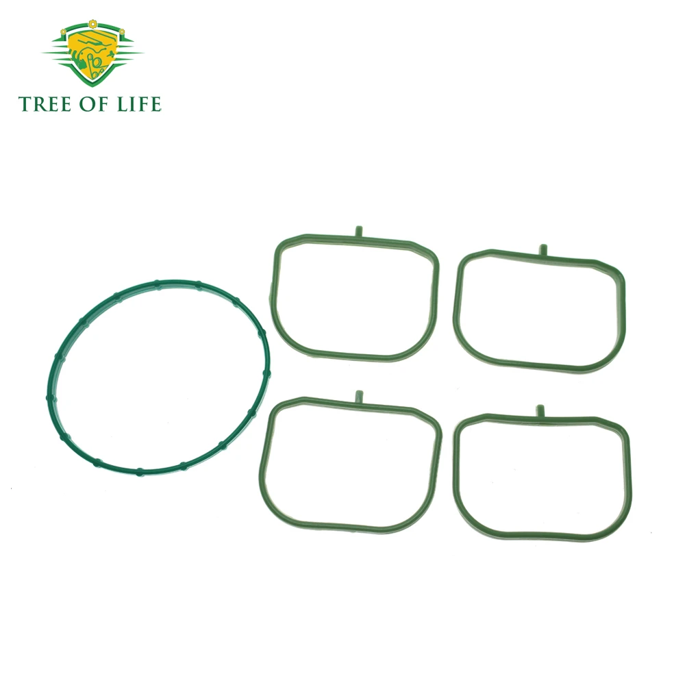 5PCSEngine Intake Manifold Gasket Seal LF01-13-111 For Mazda 3 5 6 2.0/2.4L Ford C-Max Fiesta Focus Volvo C30 S40 S80 1S7G9441AE